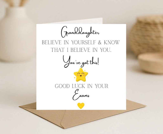 Good Luck in Your Exams Card
