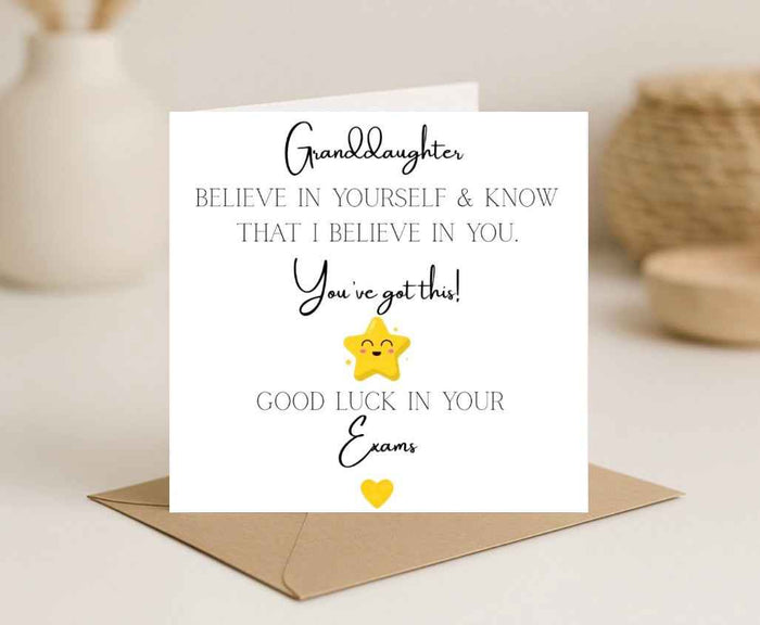 Good Luck in Your Exams Card