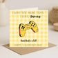I love you more than gaming Valentines Day Card