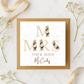 Mr & Mrs Wedding Card - Picture Perfect Scrabble