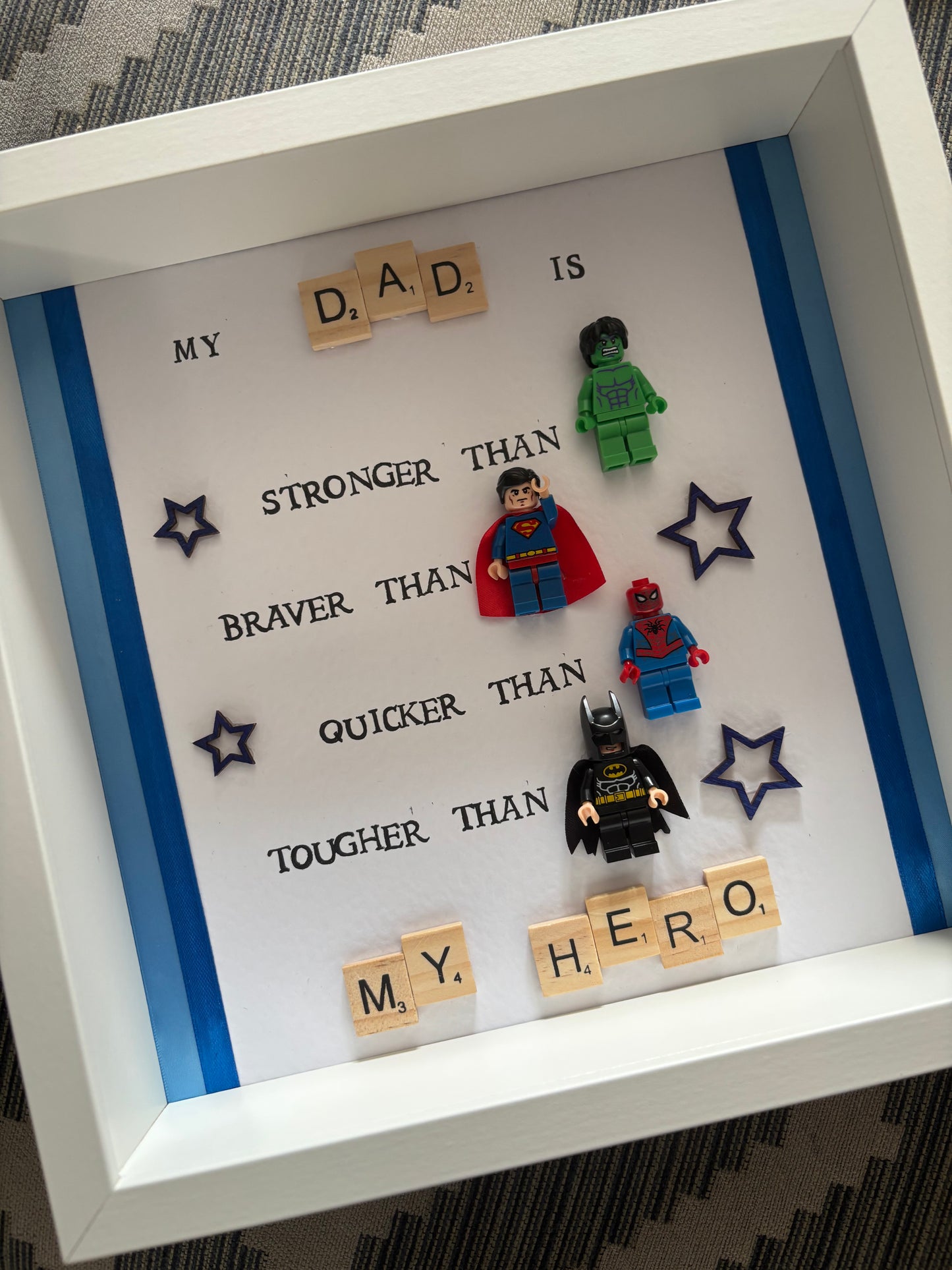 Lego Superhero Frame-dad/grandad