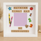 First day of preschool frame Picture Perfect Scrabble