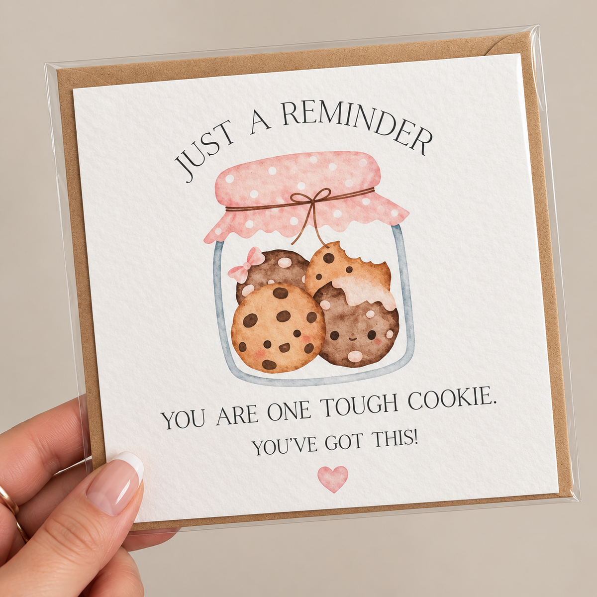 Tough cookie card Picture Perfect Scrabble