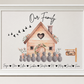 Family Pebble Framed Print Picture Perfect Scrabble