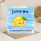 Loving You Card - Picture Perfect Scrabble