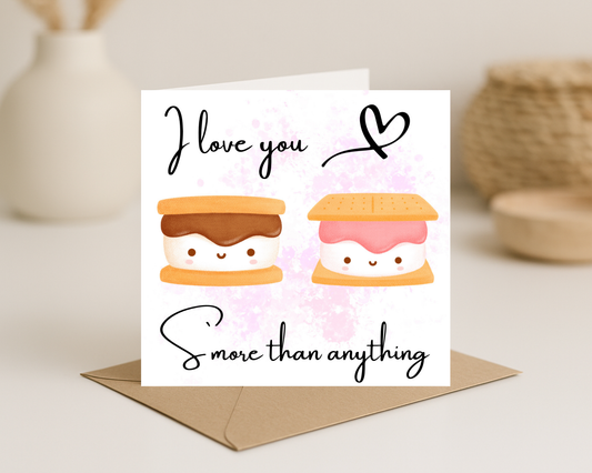 S’more than anything Card - Picture Perfect Scrabble