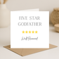 Five Star Card-Godmother/Godfather/Any title - Picture Perfect Scrabble