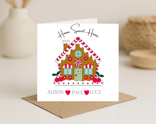 Home Sweet Home Card - Picture Perfect Scrabble