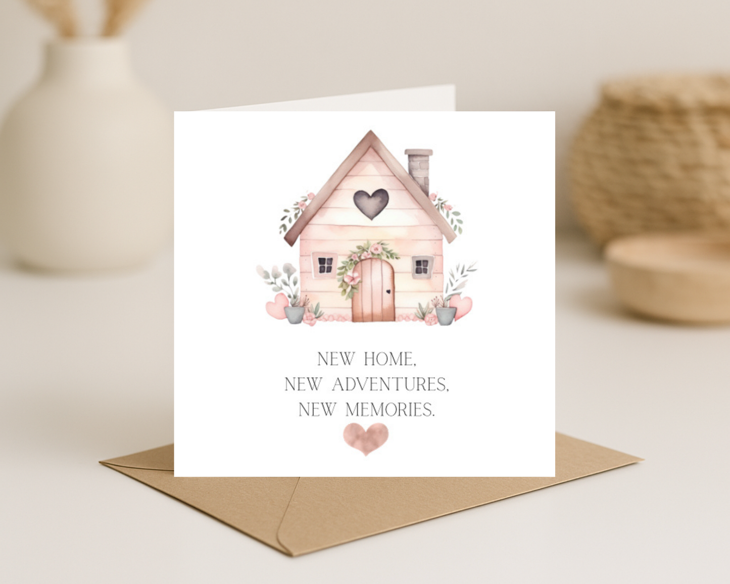 New Home-New Blessings Card - Picture Perfect Scrabble