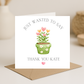 Thank You Card - Picture Perfect Scrabble