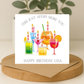 Birthday Cocktail Card - Picture Perfect Scrabble