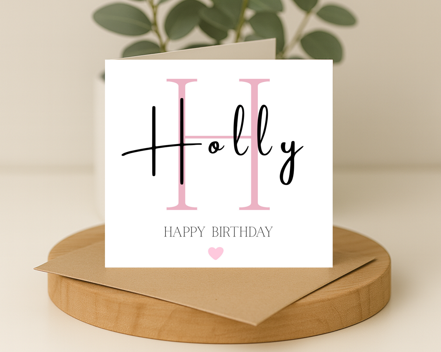 Name Birthday Card - Picture Perfect Scrabble