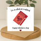 I’m so glad we matched Valentines Day Card - Picture Perfect Scrabble