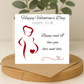 Daddy to be Valentines Day Card - Picture Perfect Scrabble