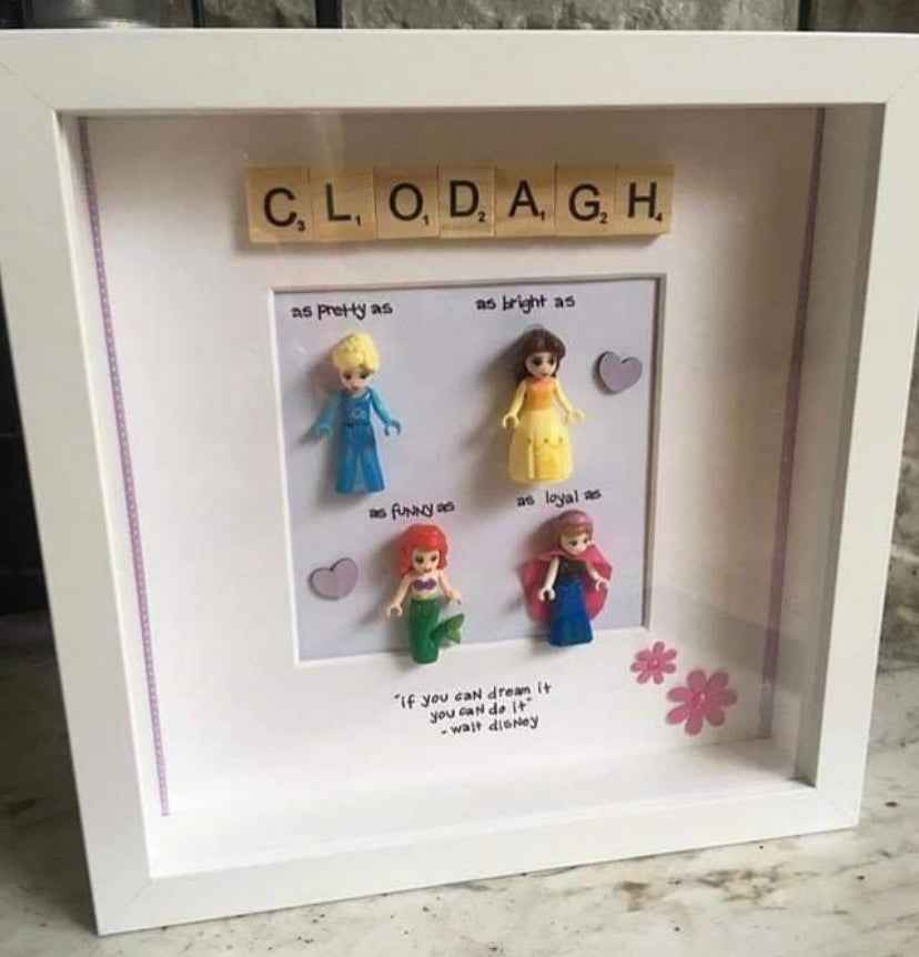 Princess Lego Character Frame
