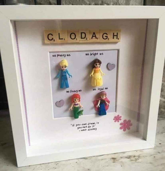 Princess Lego Character Frame