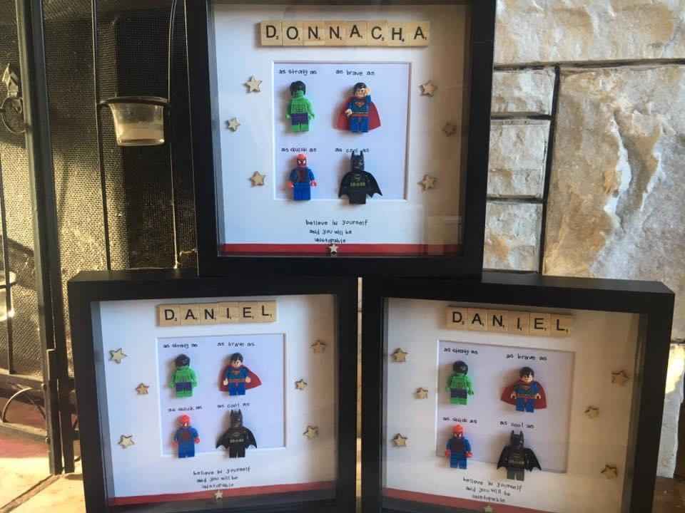 Boys Lego Superhero Frame